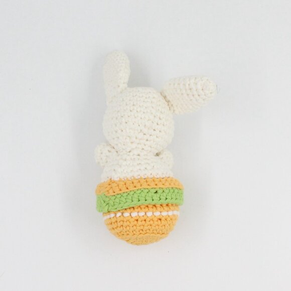 Handmade Crochet Amigurumi Potted Bunny - Picture 2 of 2